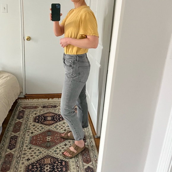 Riley high rise straight Cropped gray size 27 (duplicate) - Picture 5 of 15